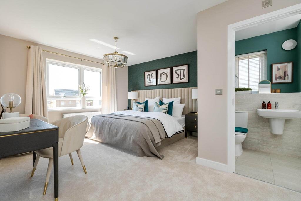 The main bedroom offers space to relax away...