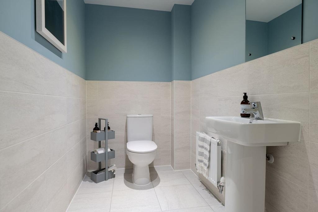 Handy downstairs cloakroom