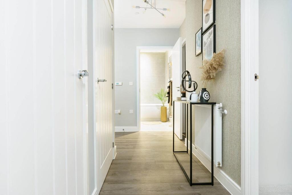 Hallway with handy storage