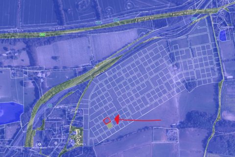 Plot for sale, Down Lane, Compton Guildford GU3
