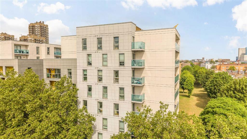 Apartment building facade, block of apartments