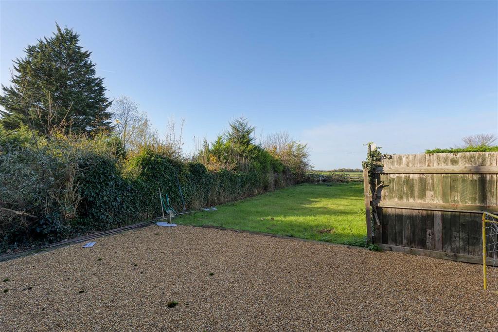 West facing garden