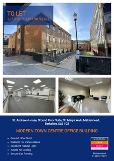 Office to rent, St Marys Walk Maidenhead SL6 1QZ