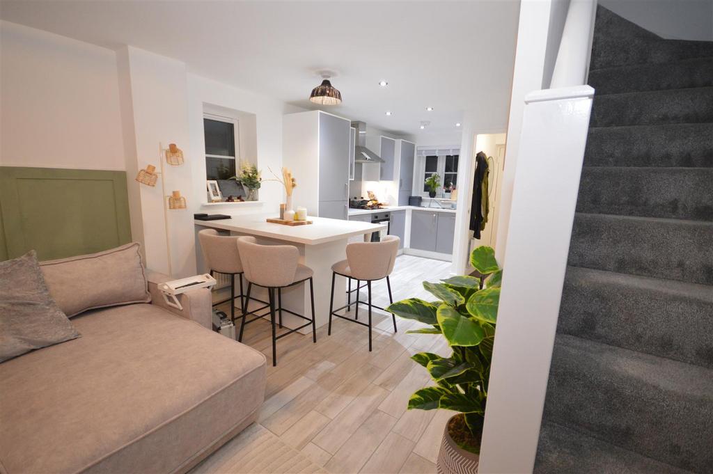 Kitchen/Living/Dining Area