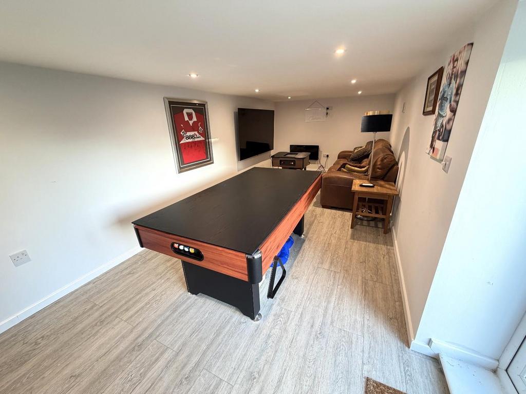 Converted garage/study/hobby room