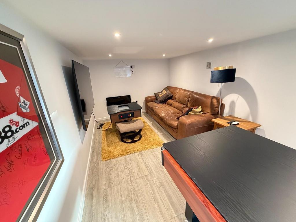 Converted garage/study/hobby room