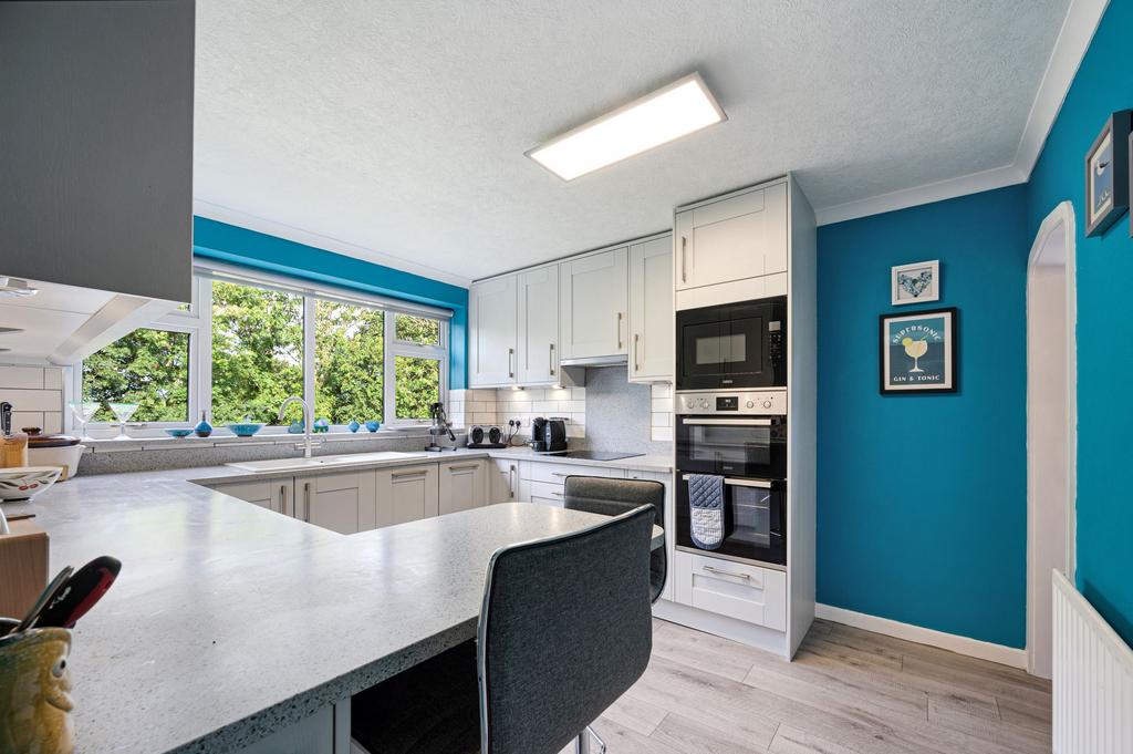 The stylish kitchen