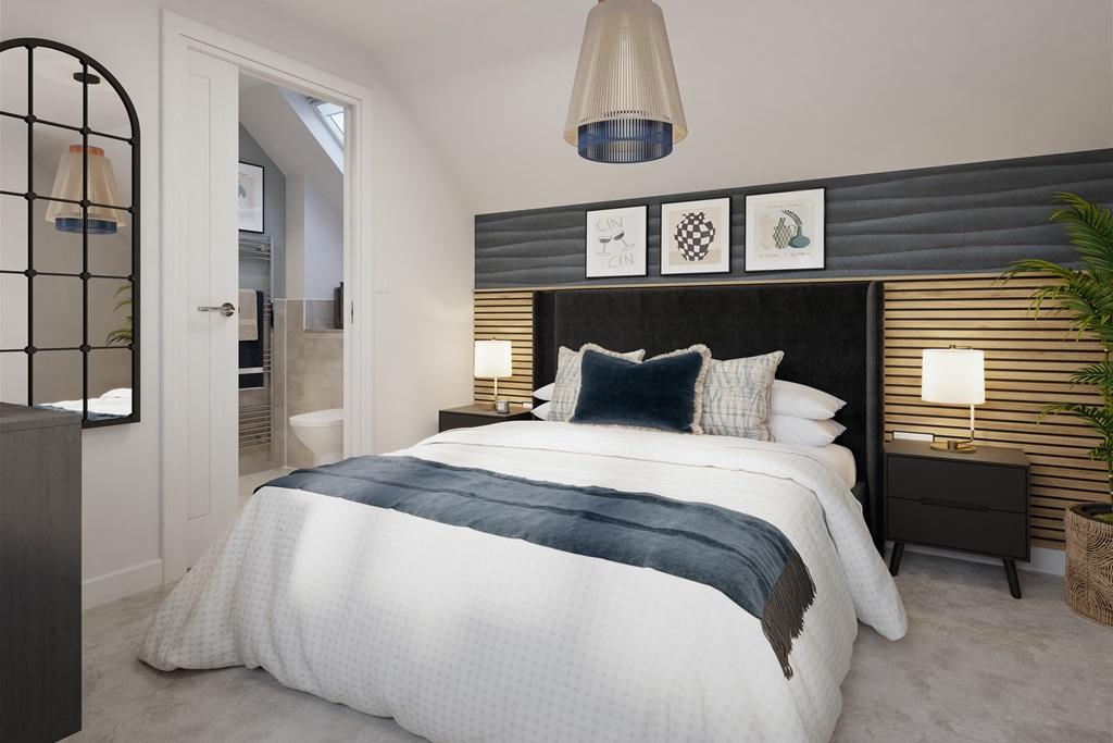 Plenty of space for bedroom furniture - typical...