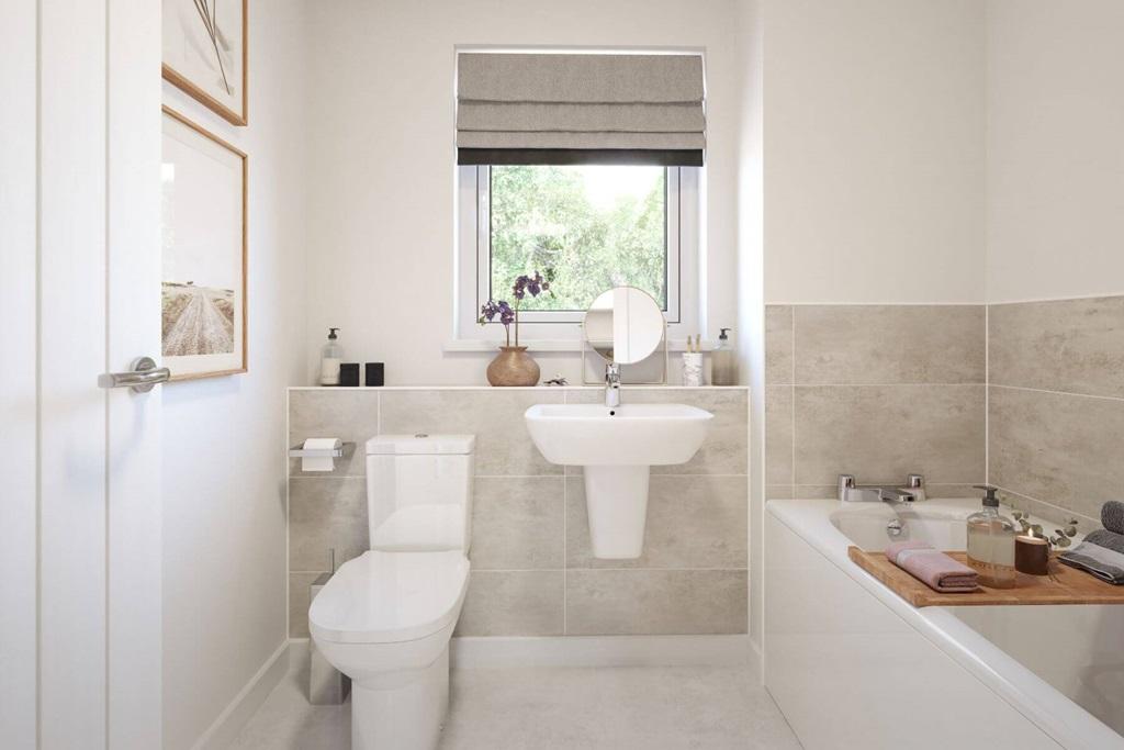 Choose from a range of bathroom tiles and...