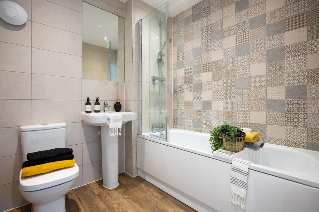 Select your own bathroom tiles