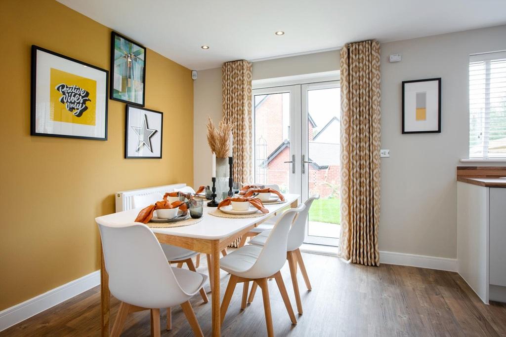 French doors with access to the rear garden