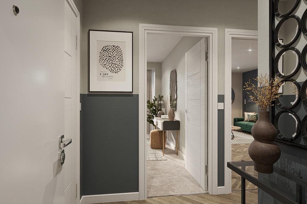 Welcoming hallway