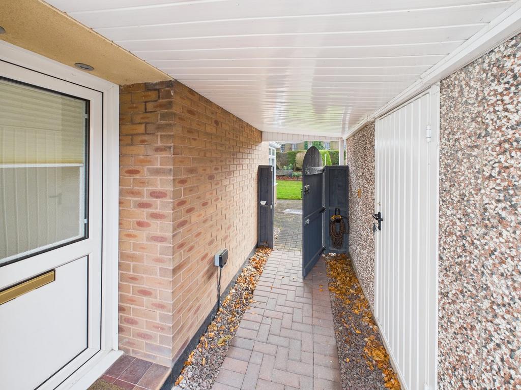 Covered side entrance