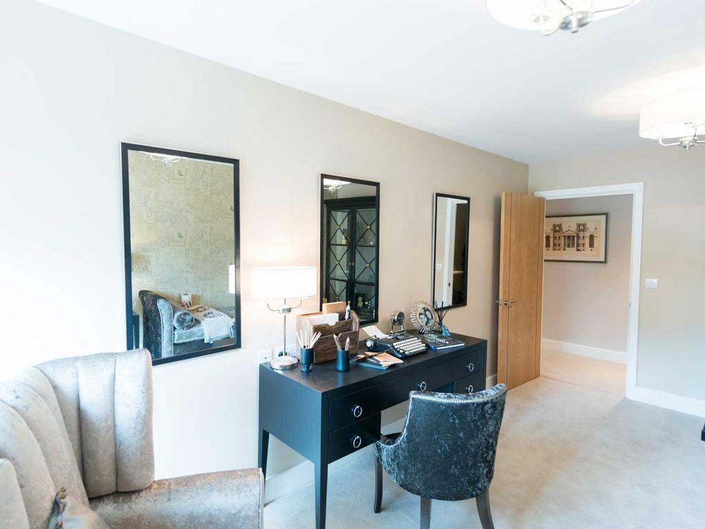 Typical second bedroom as a study