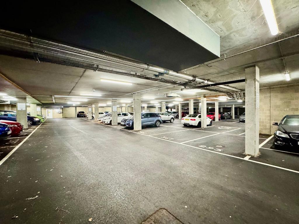 Secured residents parking
