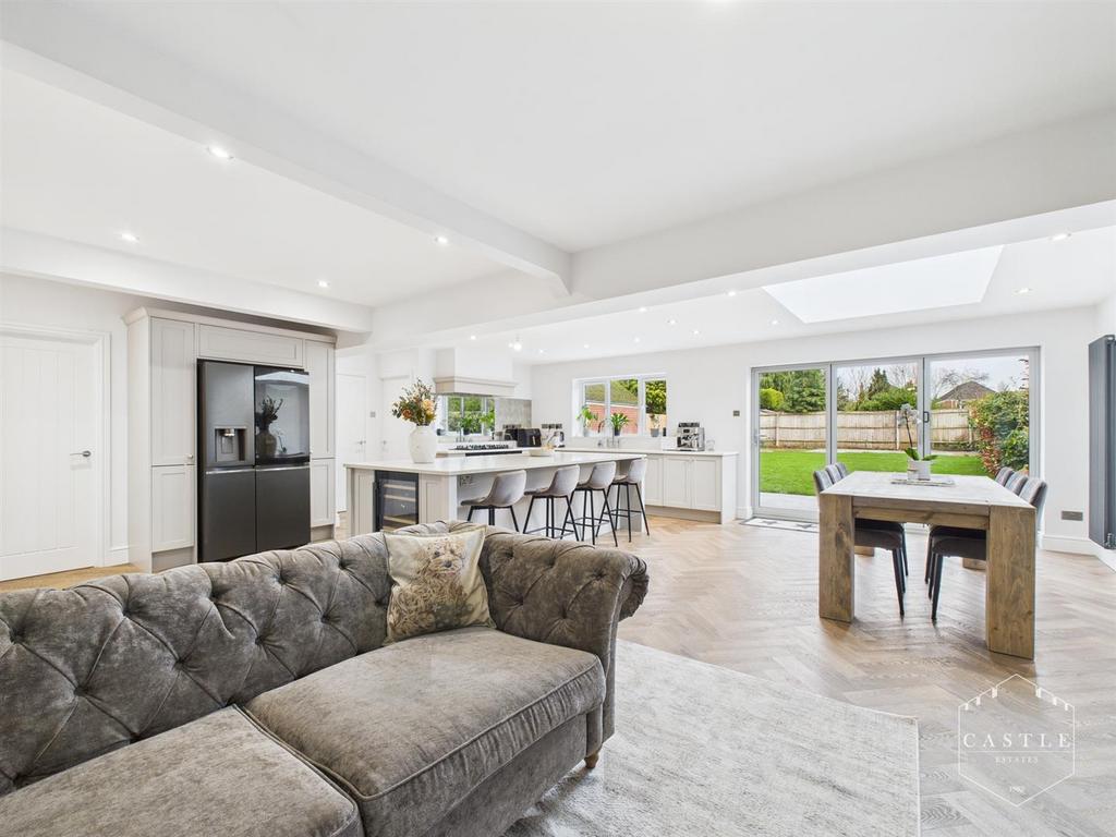 Open plan living kitchen