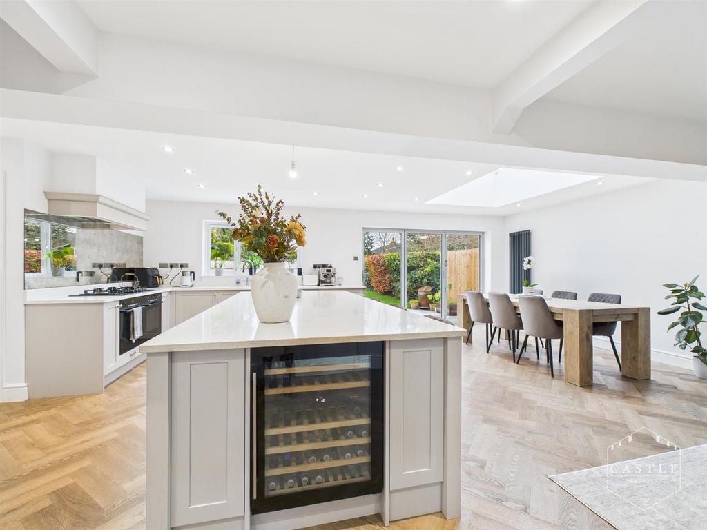Open plan living kitchen