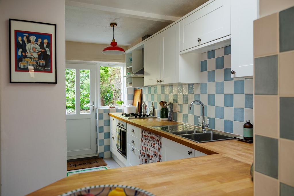 Serving Hatch Into Kitchen