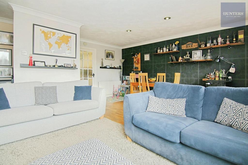 Open plan reception room