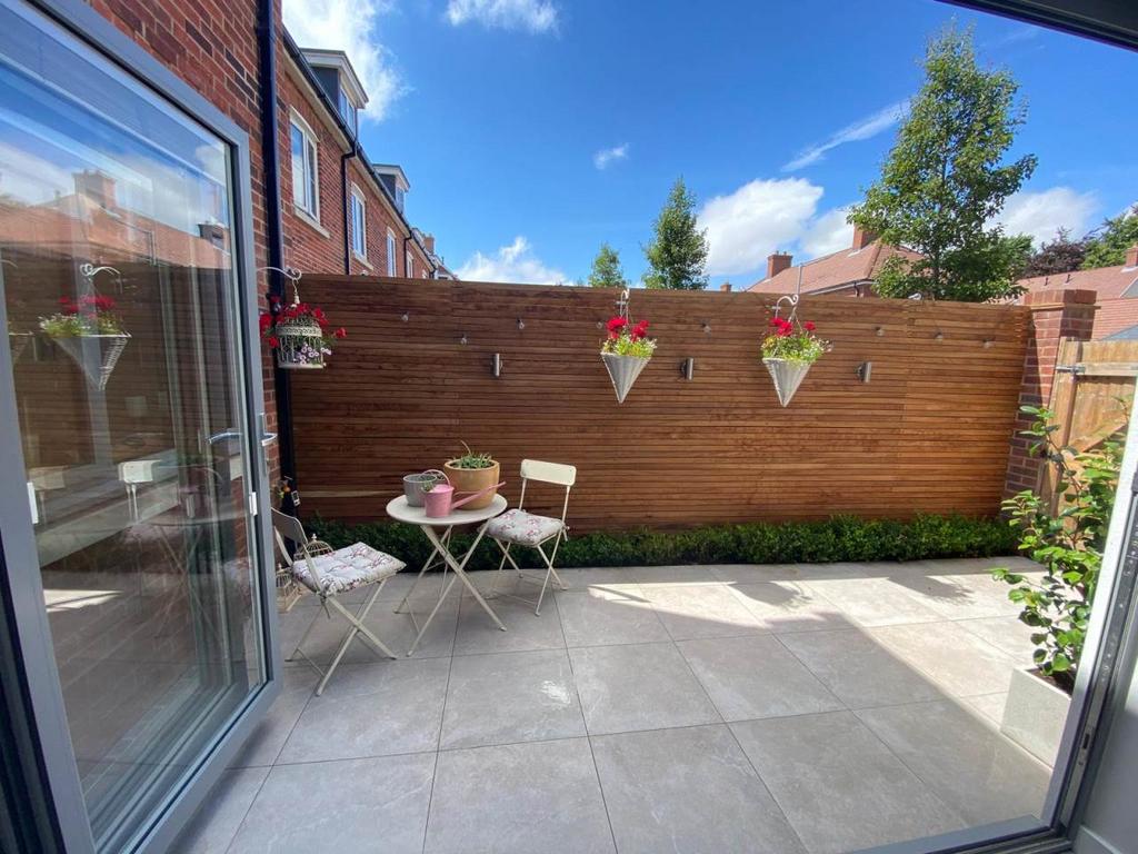 Rear patio