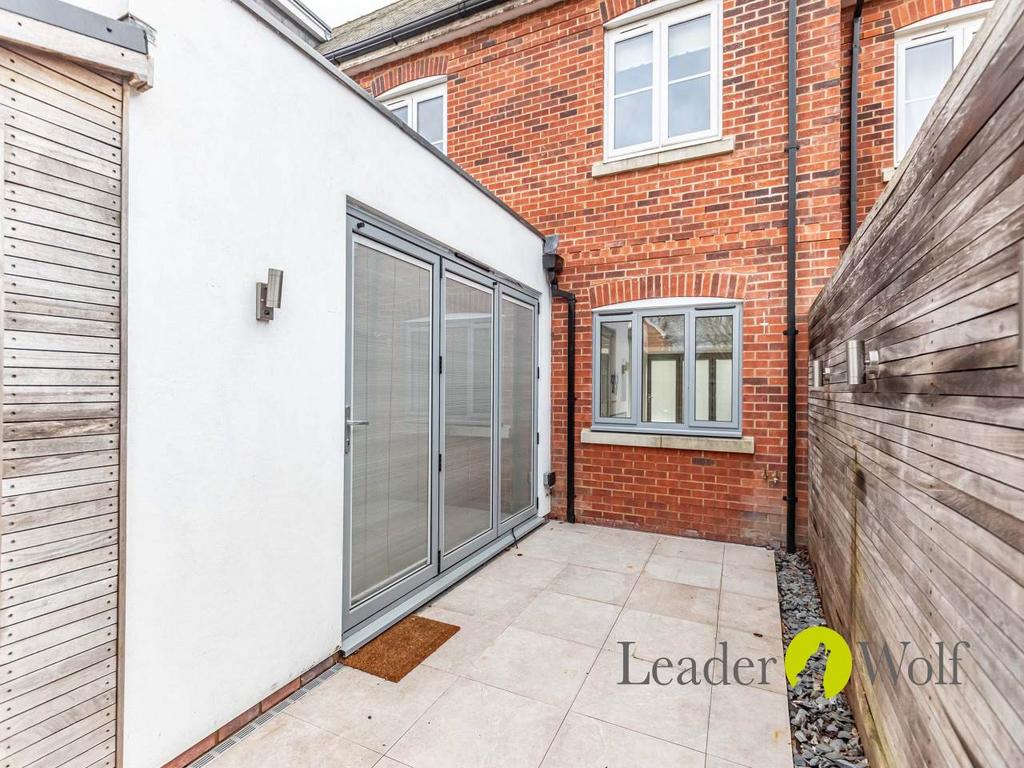 Rear patio