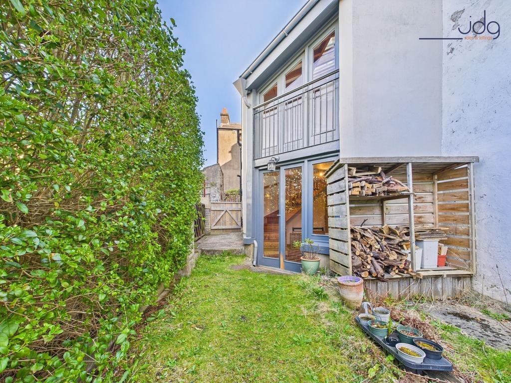 Rear of property