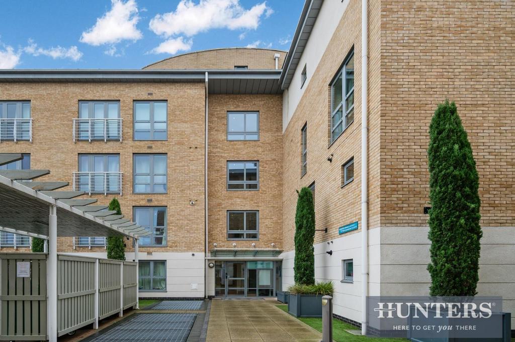 Apartment building facade, block of apartments