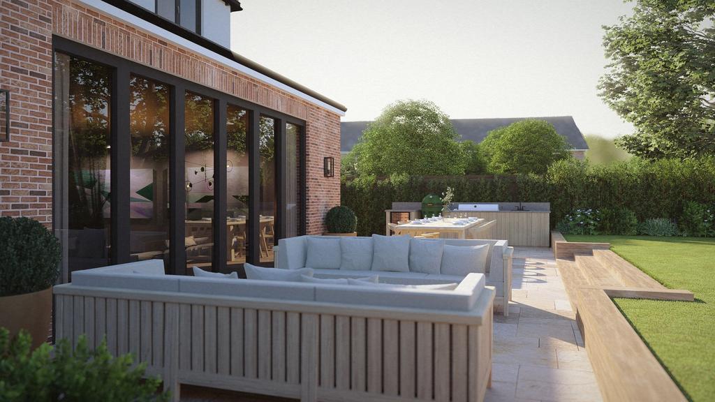 Patio Area  - AI Generated – Illustrative Only