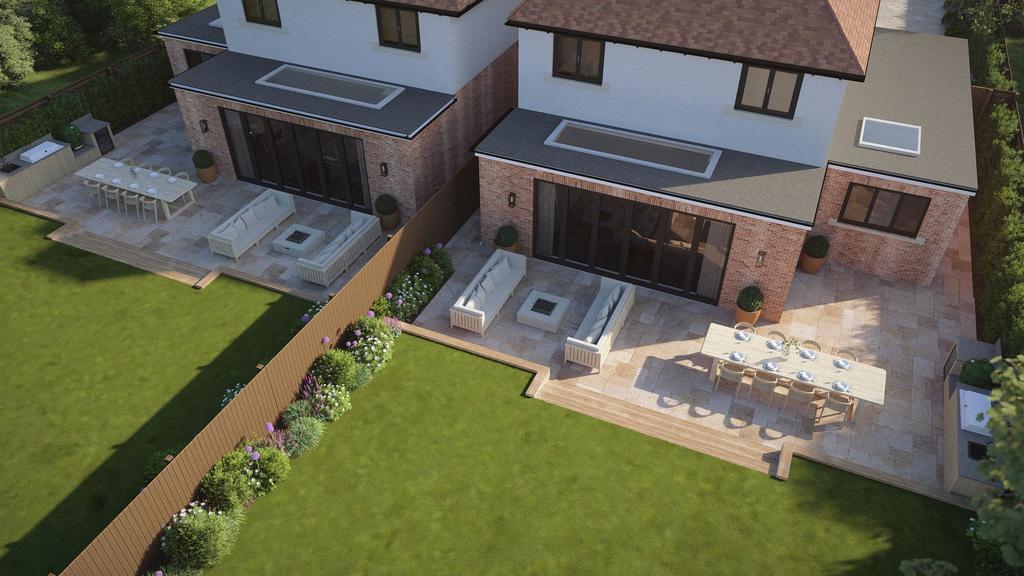 Rear Garden  - AI Generated – Illustrative Only