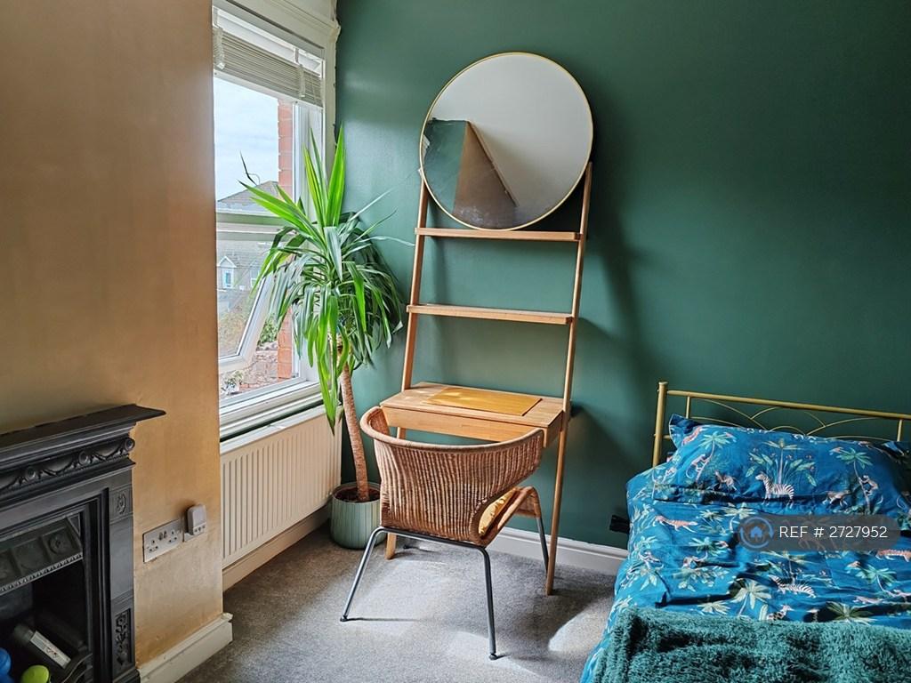 The Bedroom For Rent. Shown With a Single Bed.