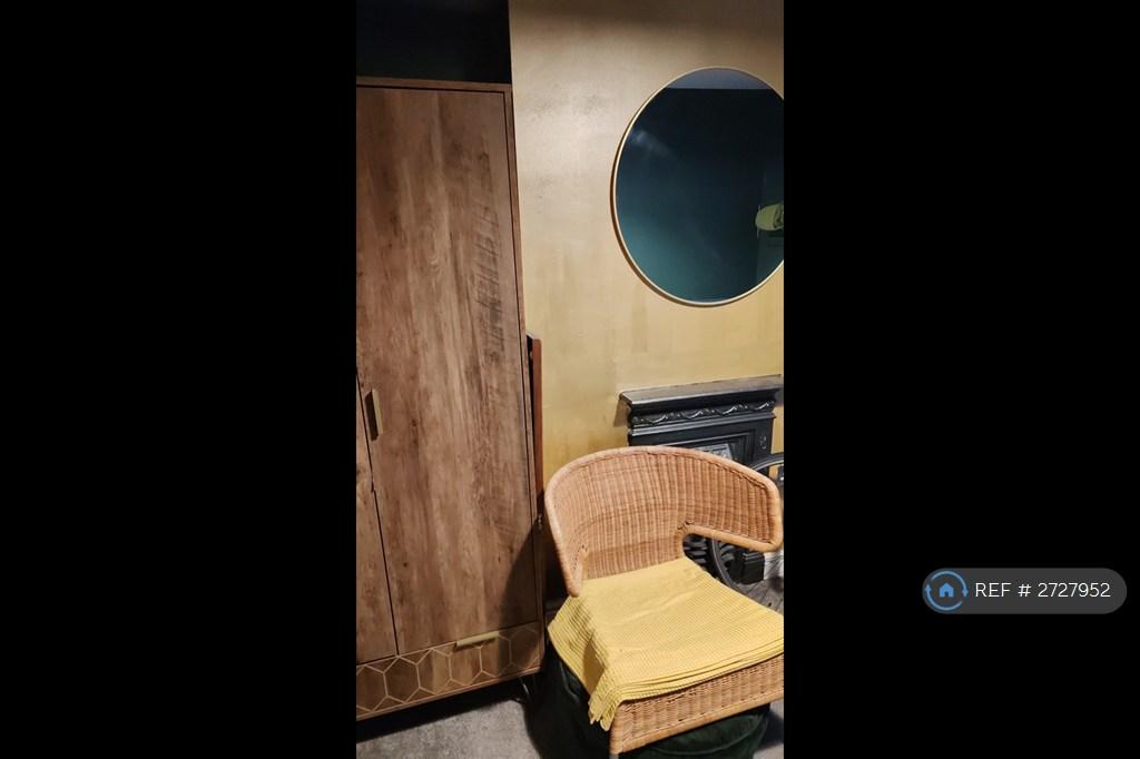 The Bedroom For Rent, Wardrobe And Chair