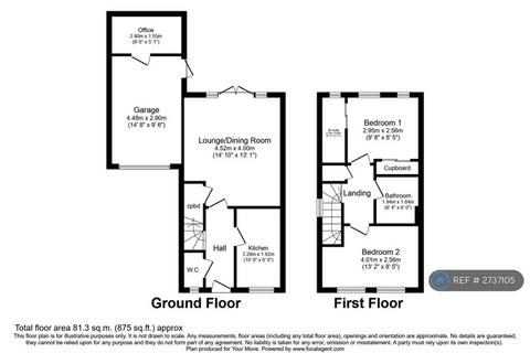 2 bedroom semi-detached house to rent, Eling Crescent, Sherfield-On-Loddon, Hook, RG27