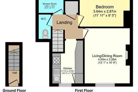 1 bedroom maisonette to rent, Fielding Avenue, Twickenham
