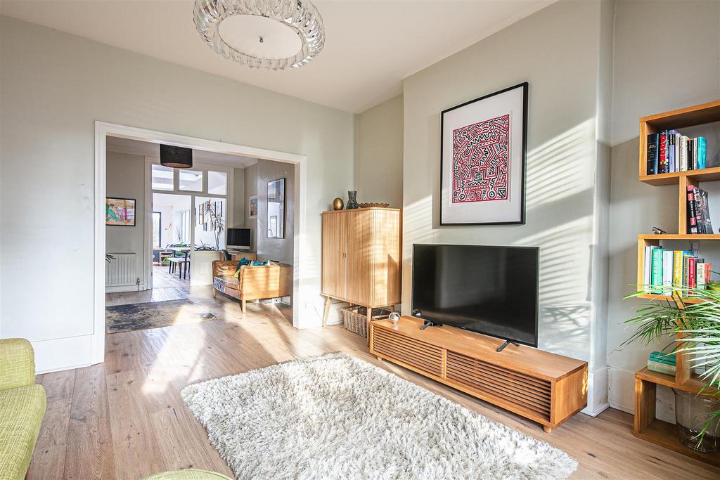 Living room through to sitting room