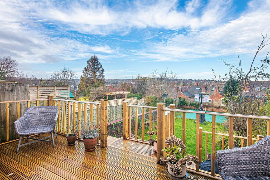 Deck and garden