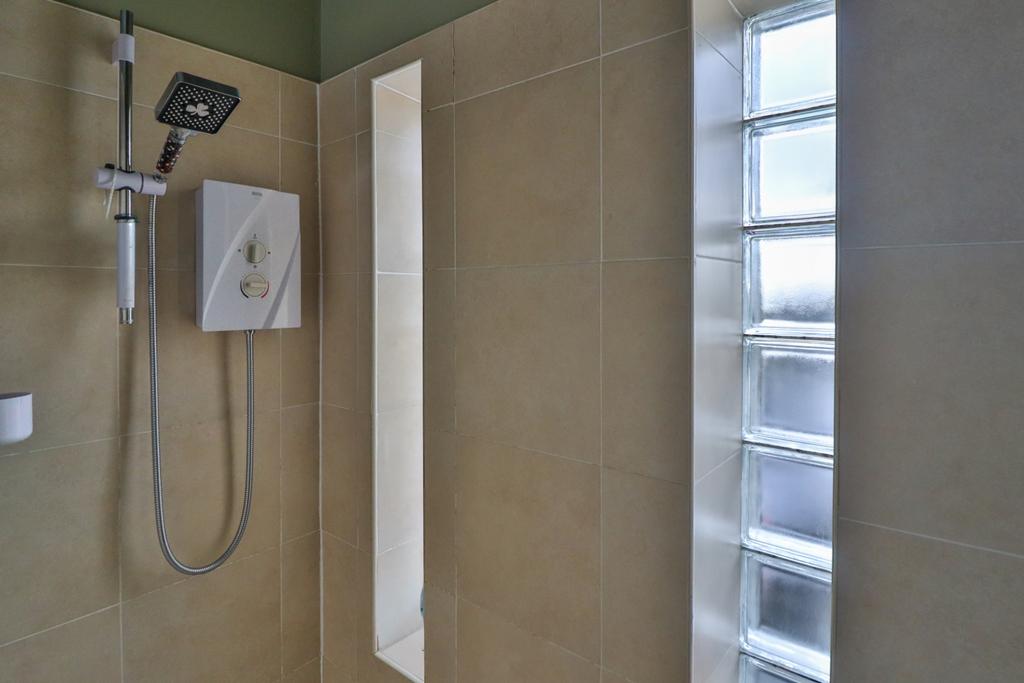 Full Shower space in Bathroom