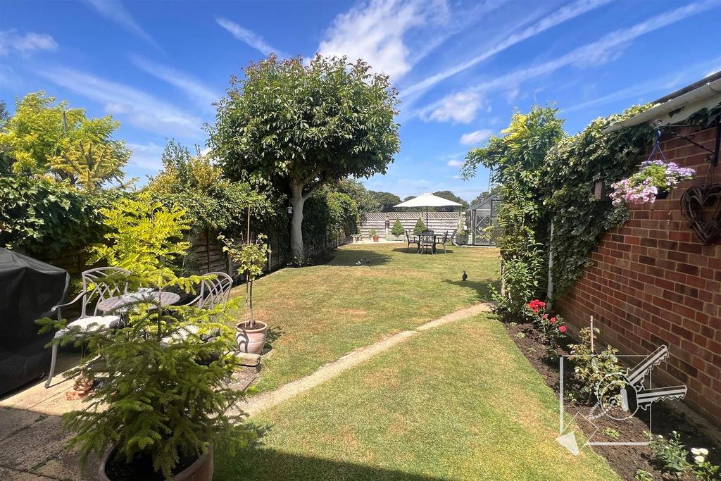 Rear garden: