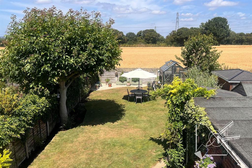 Rear garden: