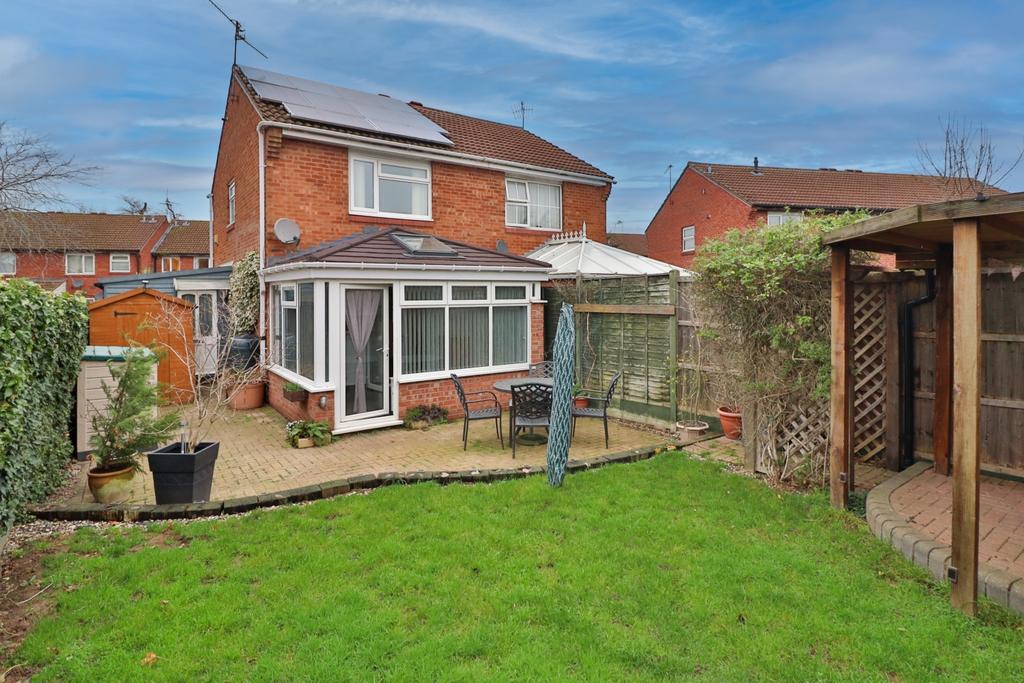 View of garden and rear of house