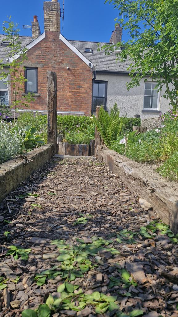 Rear of property