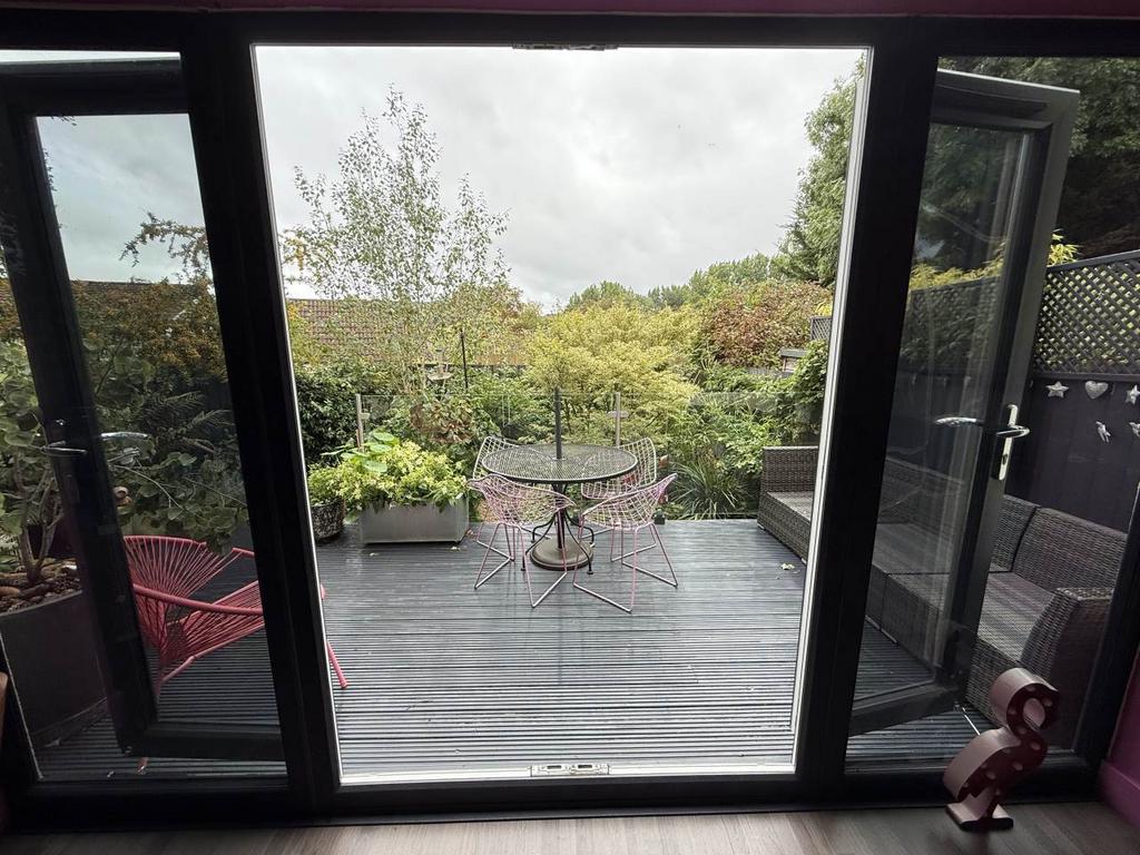 Double doors leading