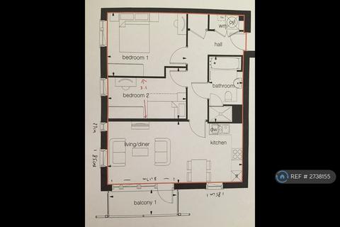 2 bedroom flat to rent, Blondin Way, London, SE16