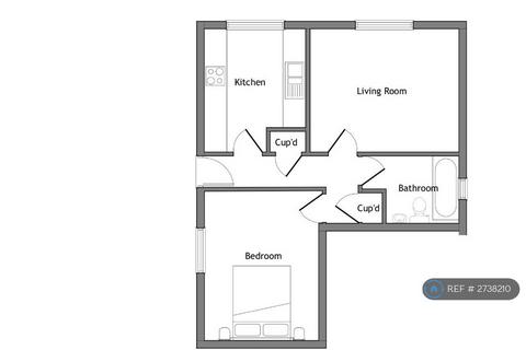 1 bedroom flat to rent, Queens Road, Crowborough, TN6