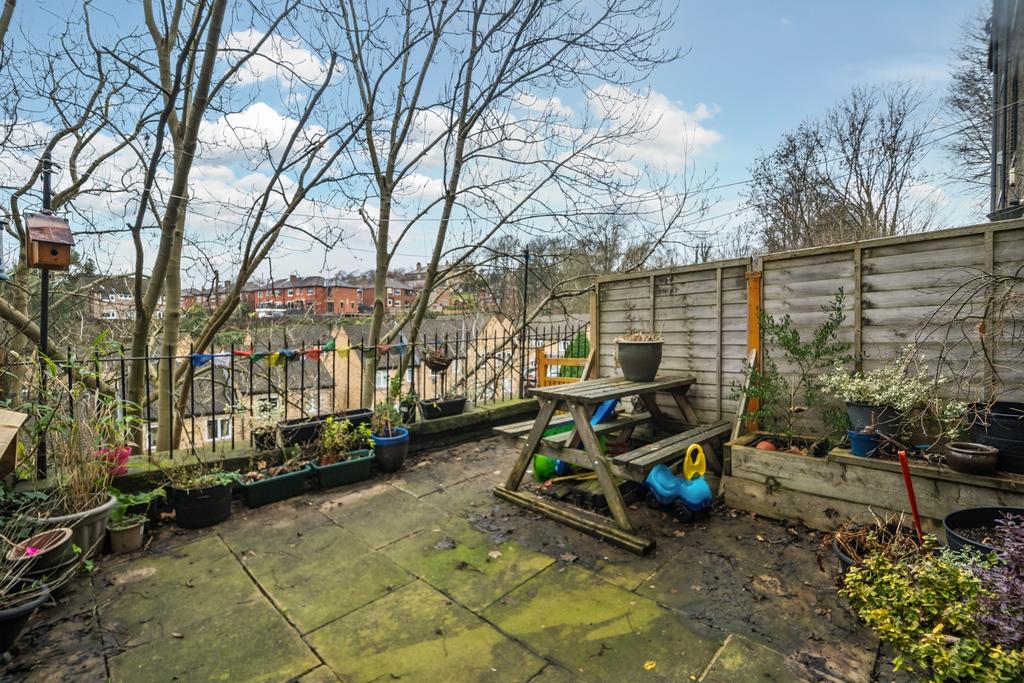 Enclosed Paved Garden