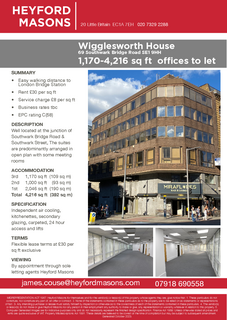 Office to rent, 69 Southwark Bridge Rd London SE1 9HH