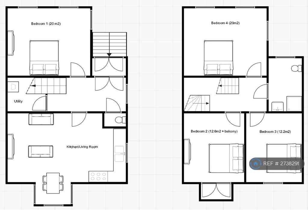 Floor 1 &amp; 2
