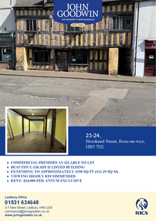 Retail property (high street) to rent, 23-24 Brookend St Ross On Wye HR9 7EE
