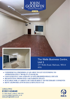 Industrial development to rent, 157 Wells Rd Malvern WR14 4HA