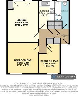 2 bedroom flat to rent, Langdale Gardens, Reading, RG6