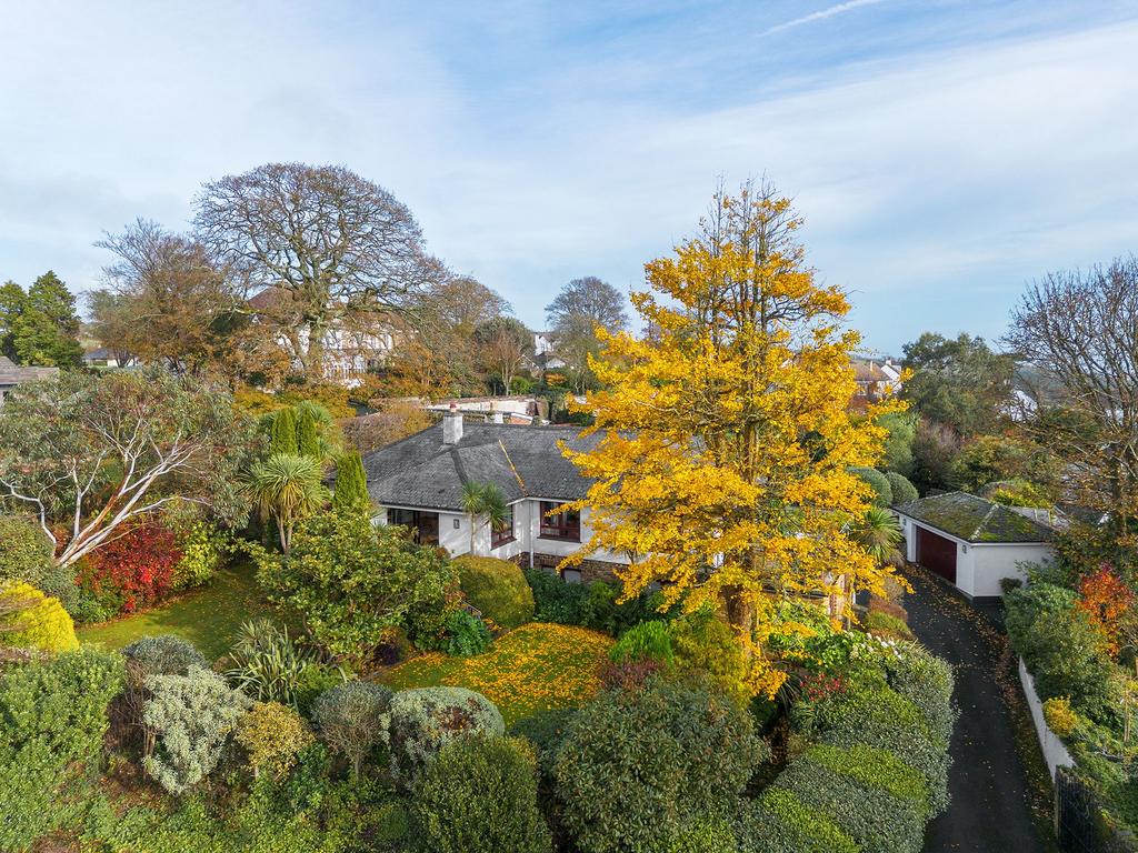 Drone Ginkgo House, Stoke Fleming